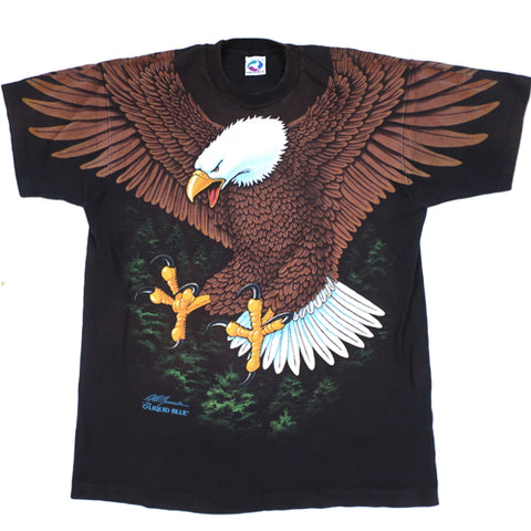 Vintage Eagle Liquid Blue T-Shirt
