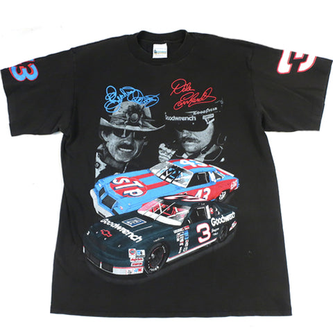Vintage Dale Earnhardt Richard Petty Nascar T-Shirt