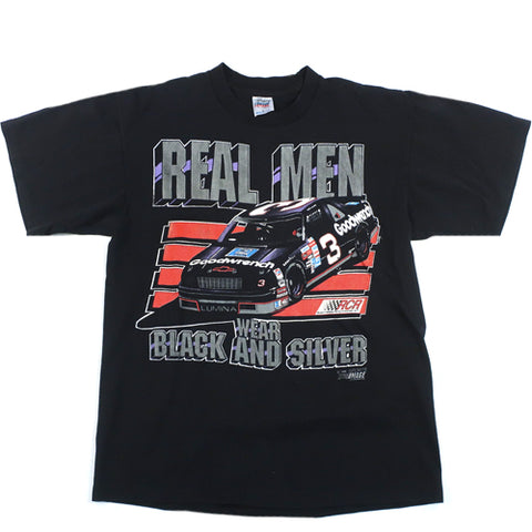 Vintage Dale Earnhardt Real Men Wear Black T-shirt