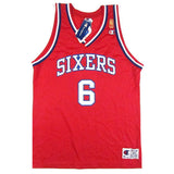 Vintage Julius Erving Philadelphia Sixers NBA@50 Champion Jersey