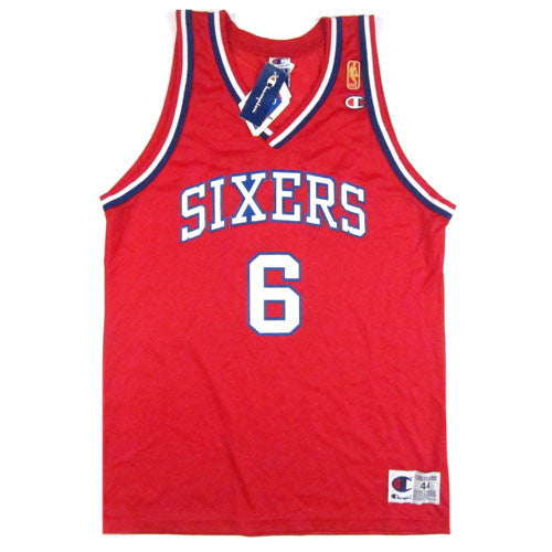 Vintage Julius Erving Philadelphia Sixers NBA@50 Champion Jersey