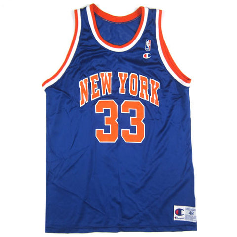 Vintage Patrick Ewing New York Knicks Champion Jersey