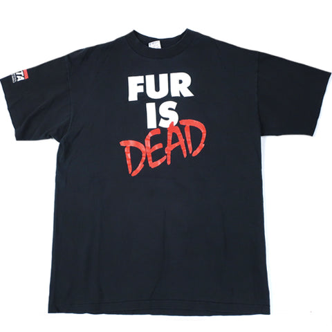 Vintage PETA Fur is Dead T-shirt