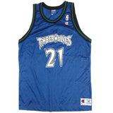 Vintage Kevin Garnett Minnesota Timberwolves Champion Jersey