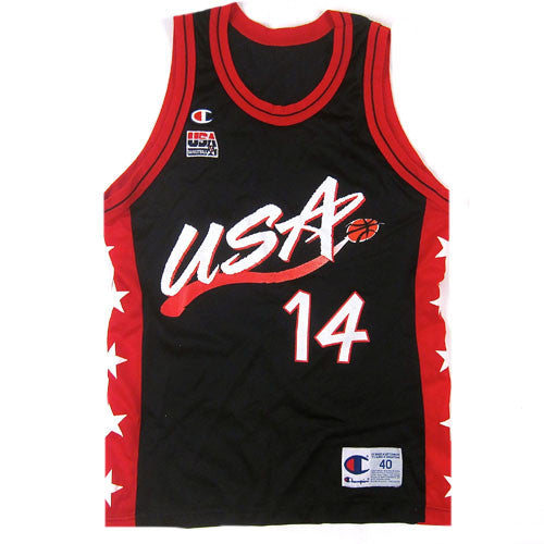 Vintage Glenn Robinson 1996 USA Champion Jersey