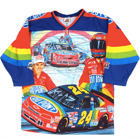 Vintage Jeff Gordon Nascar Hockey Jersey