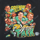 Vintage Green Packers Caricature T-shirt