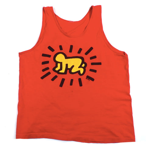 Vintage Keith Haring Radiant Baby/Barking Dog Tank Top