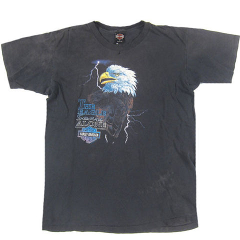 Vintage Harley Davidson The Eagle Soars Alone T-Shirt