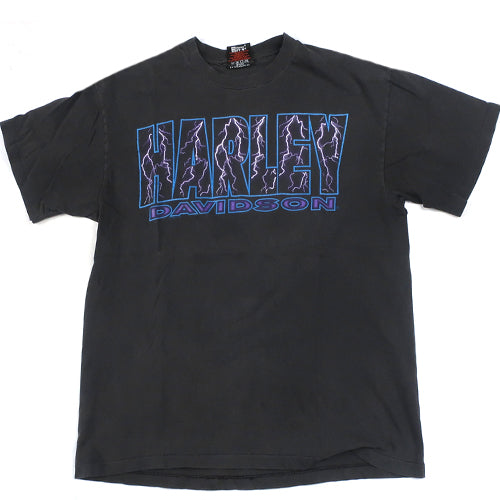 Vintage The Legend Lives T-Shirt USA Thunder Lightning Eagle 90s