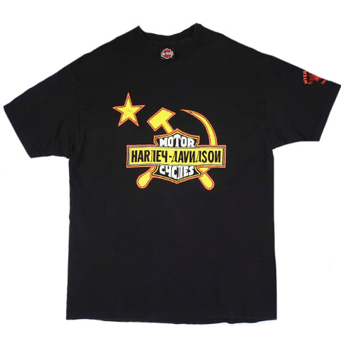Vintage Harley Davidson Moscow T-shirt