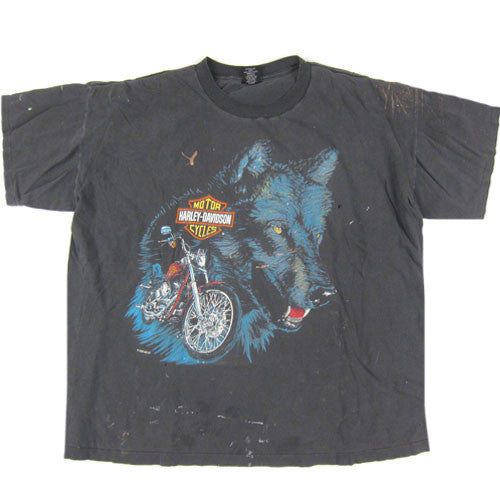 Vintage Harley Davidson The Eagle Soars Alone T-Shirt