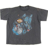 Vintage Harley Davidson Wolf T-Shirt