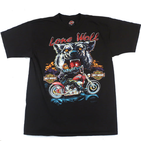 Vintage Harley Davidson Lone Wolf T-Shirt