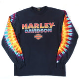 Vintage Harley Davidson Tie Dye Longsleeve T-shirt