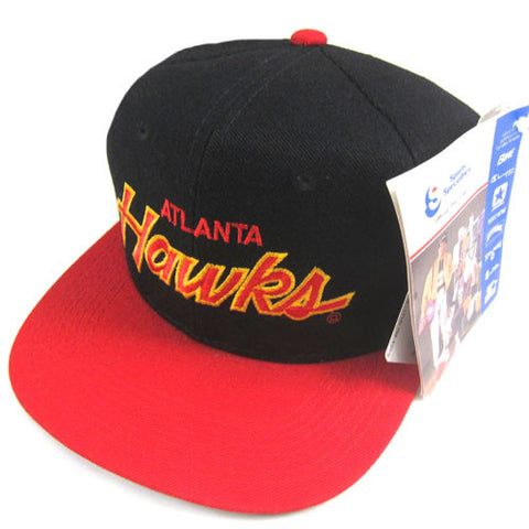 Vintage Atlanta Hawks Sports Specialties Snapback Hat NWT