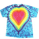 Vintage Tie Dye Heart T-shirt
