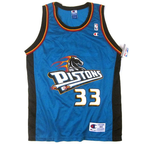 Vintage Grant Hill Detroit Pistons Champion Jersey