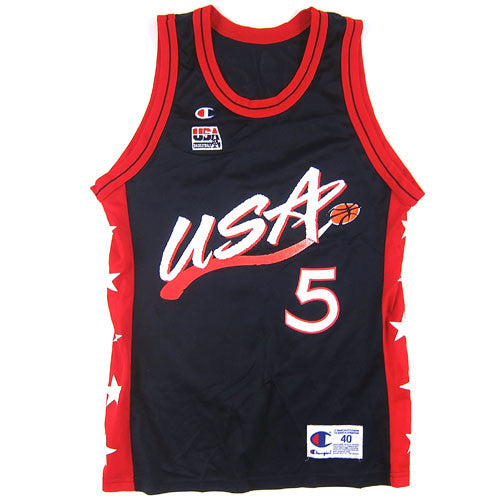 Vintage Grant Hill 1996 USA Champion Jersey