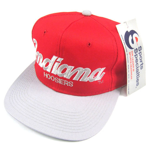 Vintage Indiana Hoosiers Sports Specialties Snapback Hat NWT