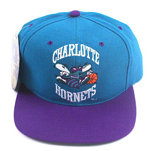 Vintage Charlotte Hornets Wool Snapback Hat NWT