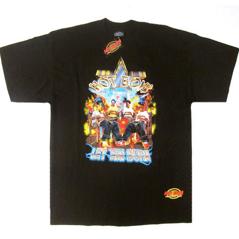 Vintage Hot Boys Let 'Em Burn T-shirt NWT