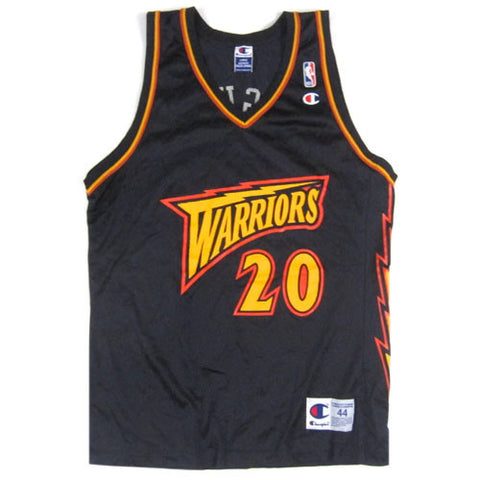 Vintage Larry Hughes Golden State Warriors Champion Jersey