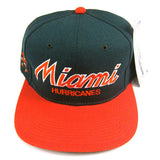 Vintage Miami Hurricanes Sports Specialties Snapback Hat NWT