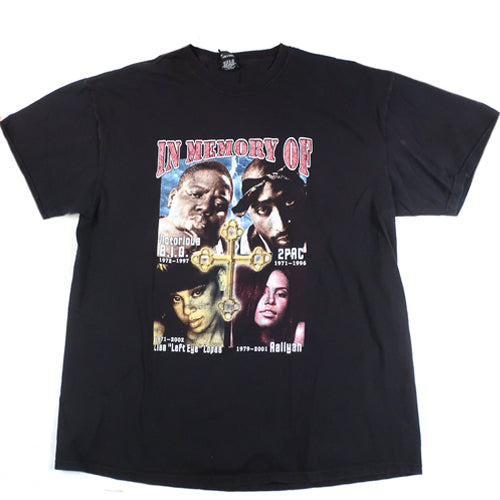 Vintage Pac/Big/Aaliyah/Left Eye T-shirt