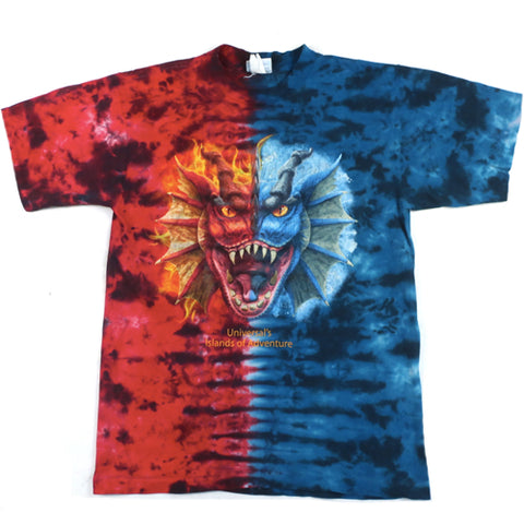 Vintage Dueling Dragons Islands of Adventure Universal Studios T-shirt