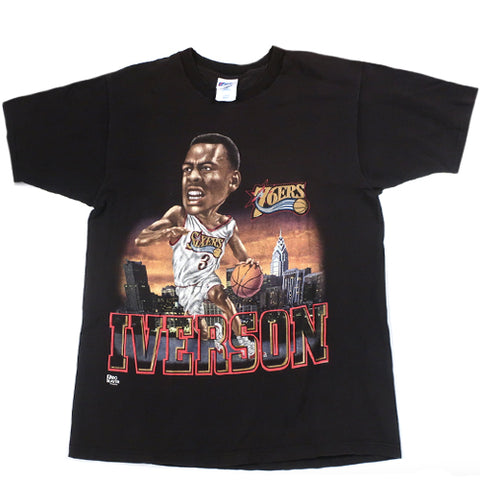 Vintage Allen Iverson 76ers Caricature T-shirt