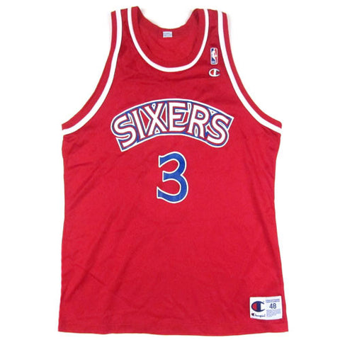 Vintage Allen Iverson Philadelphia Sixers Champion Jersey