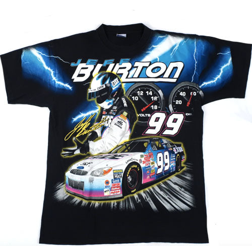 Vintage Jeff Burton Nascar Racing T-shirt 90s – For All To Envy