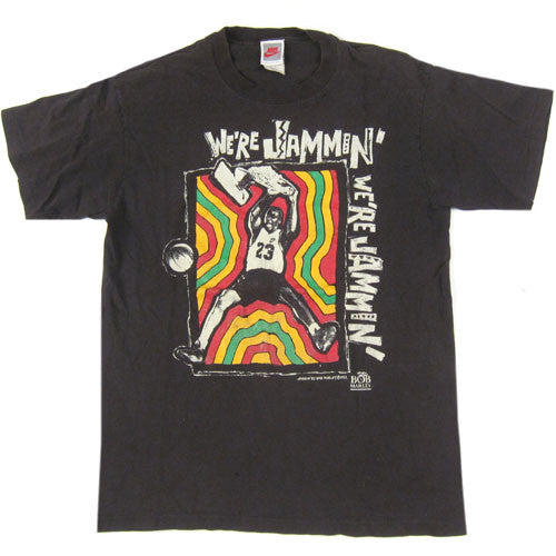 Vintage Nike Jordan Jammin' Bob Marley Nike T-shirt