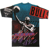 Vintage Michael Jordan Chicago Bulls All Over Print T-shirt