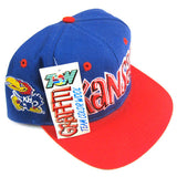 Vintage Kansas Jayhawks Graffiti Snapback Hat NWT