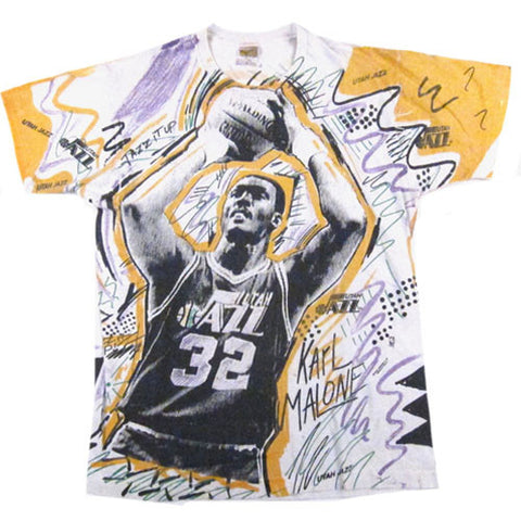 Vintage Karl Malone Utah Jazz T-shirt