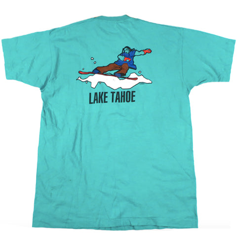 Vintage Lake Tahoe Snowboarding T-Shirt