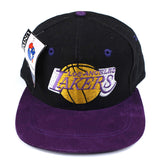 Vintage LA Lakers Denim Snapback Hat NWT