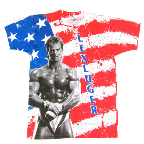 Vintage Lex Luger 1993 WWF T-Shirt