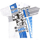 Vintage Detroit Lions Peete Gray Blades T-shirt