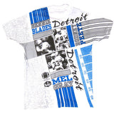 Vintage Detroit Lions Peete Gray Blades T-shirt
