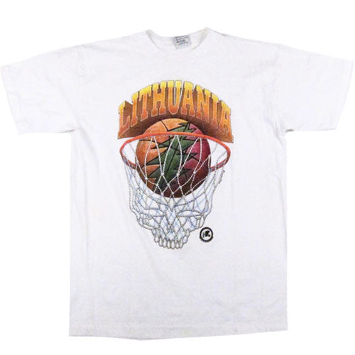 Vintage Lithuania Basketball 1996 Olympics T-shirt