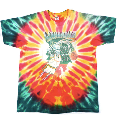 Vintage Lithuania 1992 Basketball T-shirt