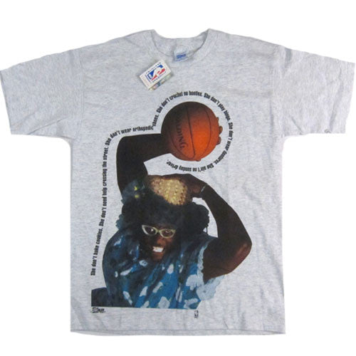 Vintage Larry Johnson Grandmama Hornets T-shirt