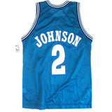 Vintage Larry Johnson Charlotte Hornets Champion Jersey