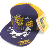 Vintage LSU Tigers Mascot Snapback Hat NWT