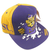 Vintage LSU Tigers Mascot Snapback Hat NWT