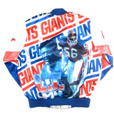 Vintage Lawrence Taylor NY Giants Chalk Line Jacket