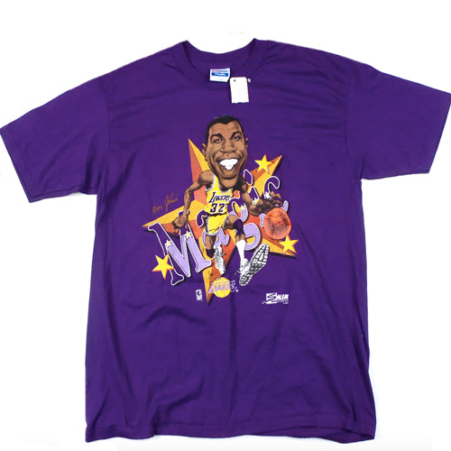 90's LA Lakers AOP Magic Johnson T's T-shirt Sz XL (L808) - Etsy